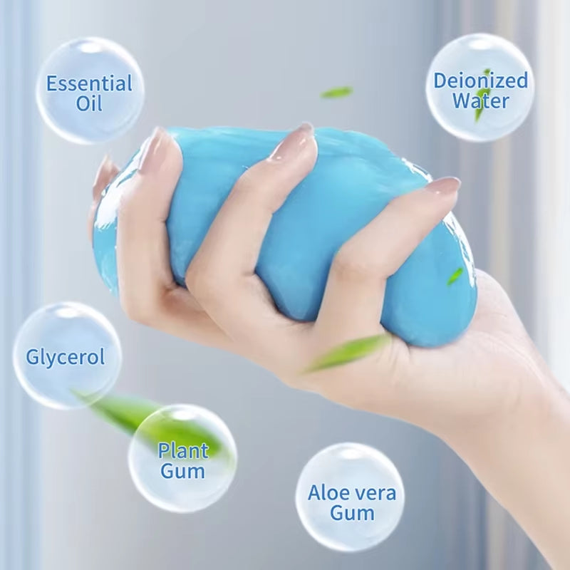 Ultimate Multifunction Car Cleaning Gel - Magic Dust Cleaner for Interior, Air Vents, Dashboard & Electronics