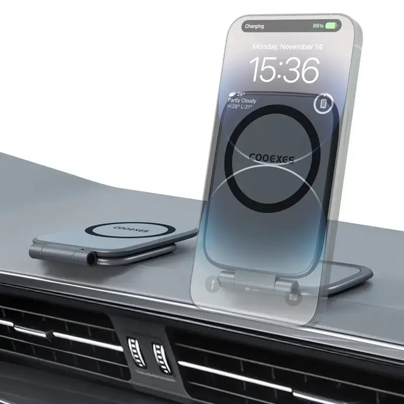 Ultra-Strong MagSafe Magnetic Car Phone Holder - 20Kg Capacity, Adjustable 360° Rotation, Anti-Shake Design, Compatible with iPhone 17 Pro Max & Most Smartphones