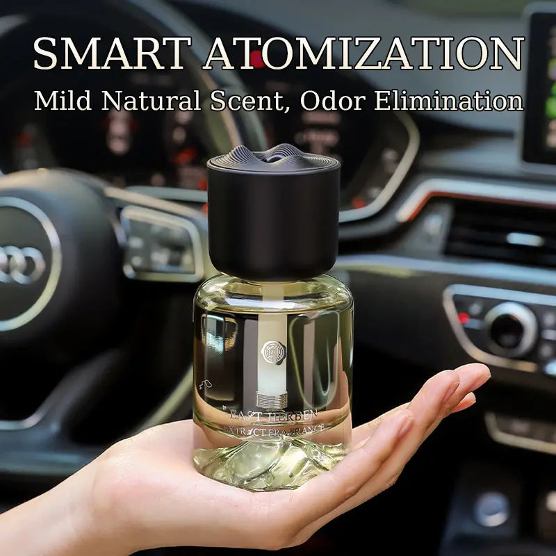 3-Pack Rechargeable Type-C In-Car Air Freshener Diffusers - 120ml Each, Auto-Start Vibration Activation, 5-Level Scent Intensity, Perfect Mist Release for Your Vehicle