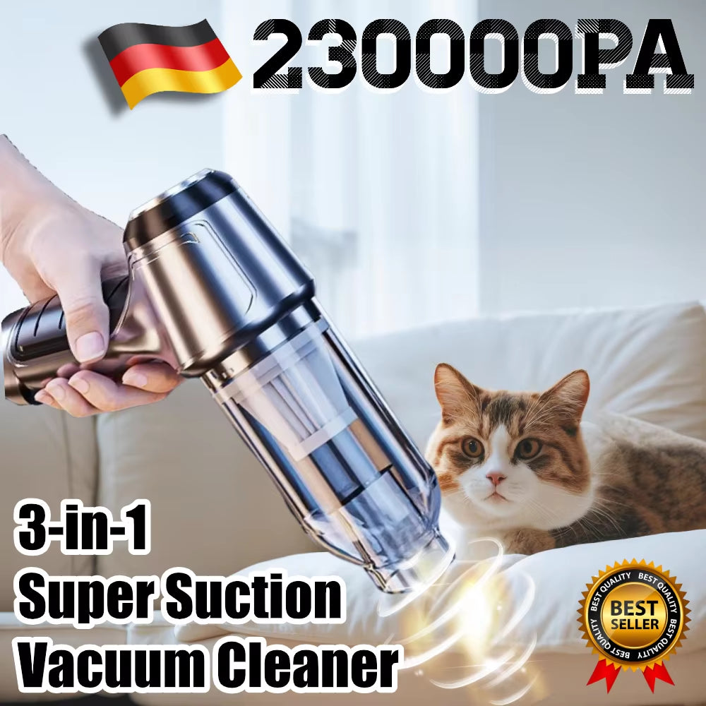 Effortless Cleaning with Our Powerful Wireless Handheld Vacuum Cleaner - Your Ultimate Home and Car Cleaning Companion