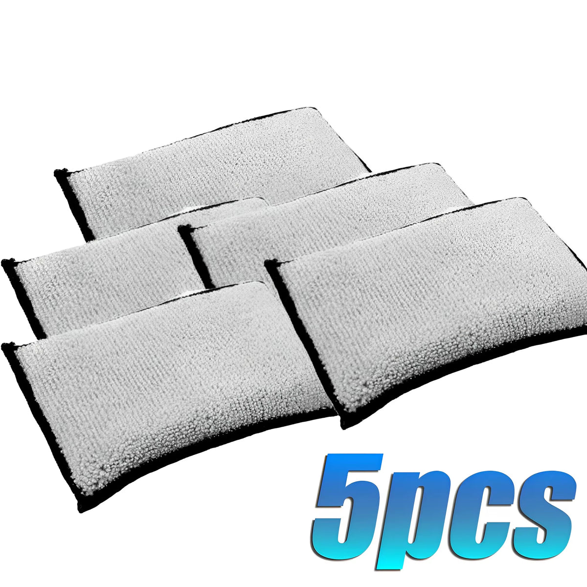 Car Microfiber Interior Scrubbing Sponge Car Wool Cashmere Cleaning Pad Tool Washing Towel Microfiber Interior Wash Pad Cloth