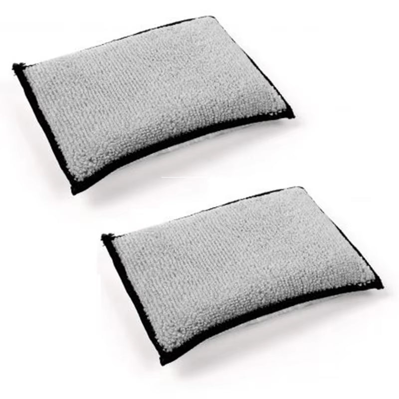 Car Microfiber Interior Scrubbing Sponge Car Wool Cashmere Cleaning Pad Tool Washing Towel Microfiber Interior Wash Pad Cloth