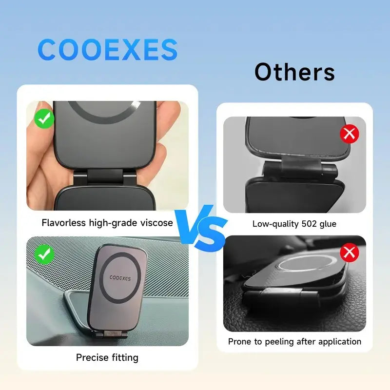 Ultra-Strong MagSafe Magnetic Car Phone Holder - 20Kg Capacity, Adjustable 360° Rotation, Anti-Shake Design, Compatible with iPhone 17 Pro Max & Most Smartphones